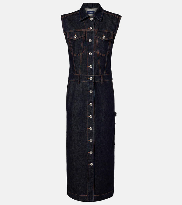  Sportmax Sportmax Farfalla Denim Midi Dress 