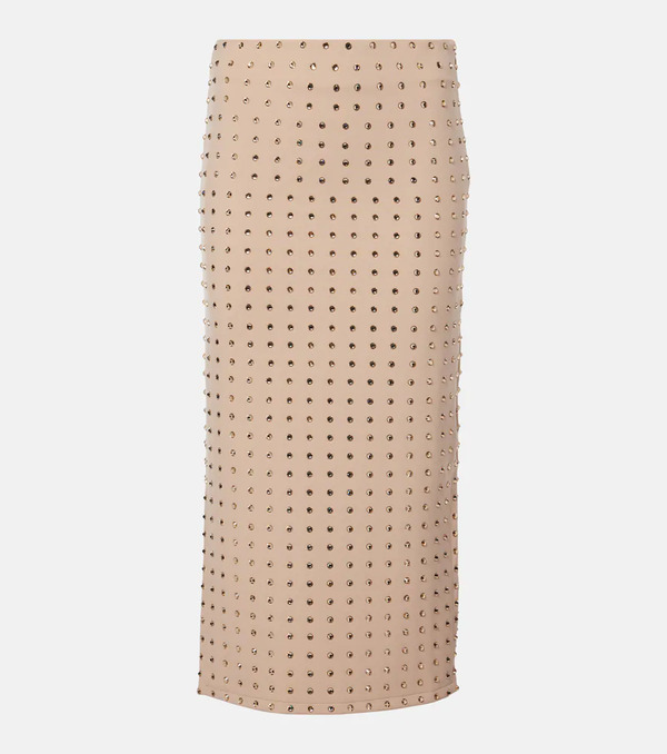  Sportmax Sportmax Nome Crystal-embellished Midi Skirt 