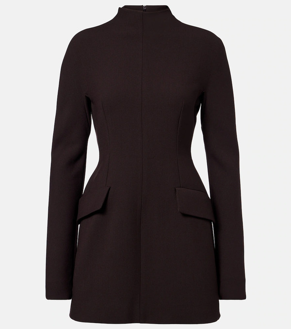  Sportmax Sportmax Peplum Gabardine Minidress 