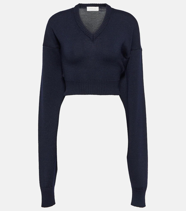  Sportmax Sportmax Pomez Cropped Wool Sweater 