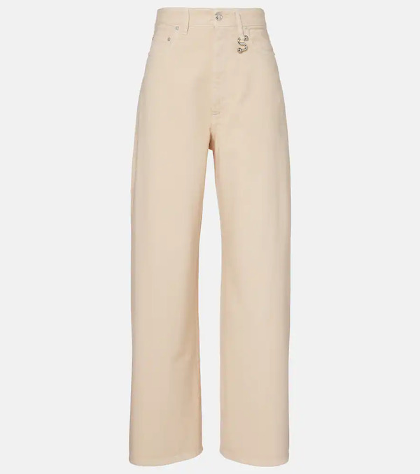  Sportmax Sportmax Siamese High-rise Wide-leg Jeans 
