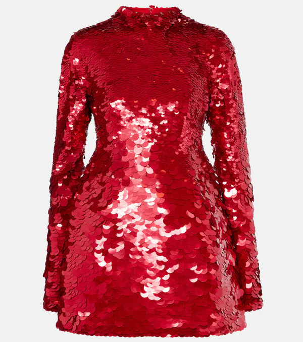  Sportmax Sportmax Terfrite Sequined Jersey Minidress 