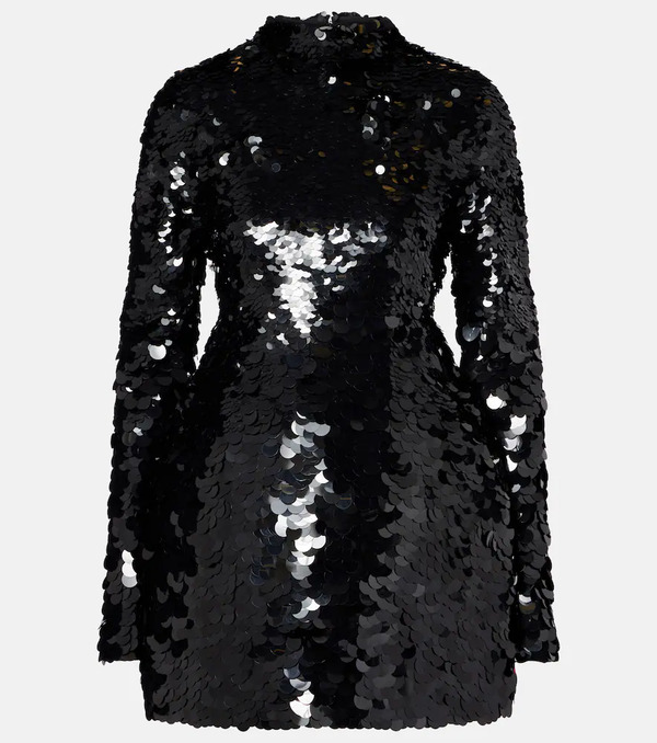  Sportmax Sportmax Terfrite Sequined Jersey Minidress 