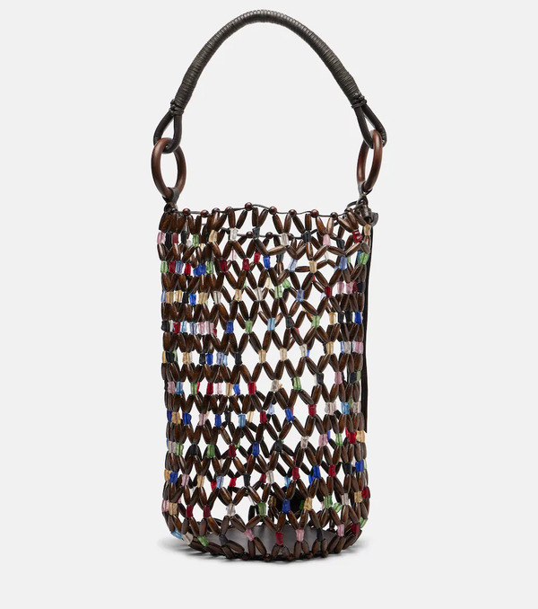  Staud Staud Del Mar Beaded Shoulder Bag 