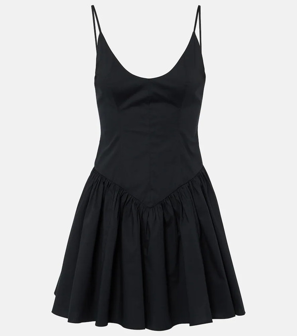  Staud Staud Dena Cotton Poplin Minidress 