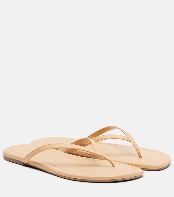  Staud Staud Freja Leather Thong Sandals 