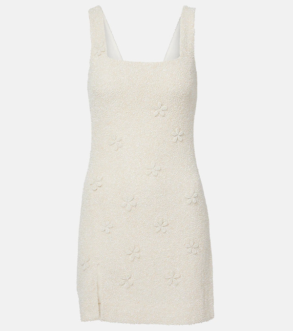  Staud Staud Le Sable Beaded Minidress 