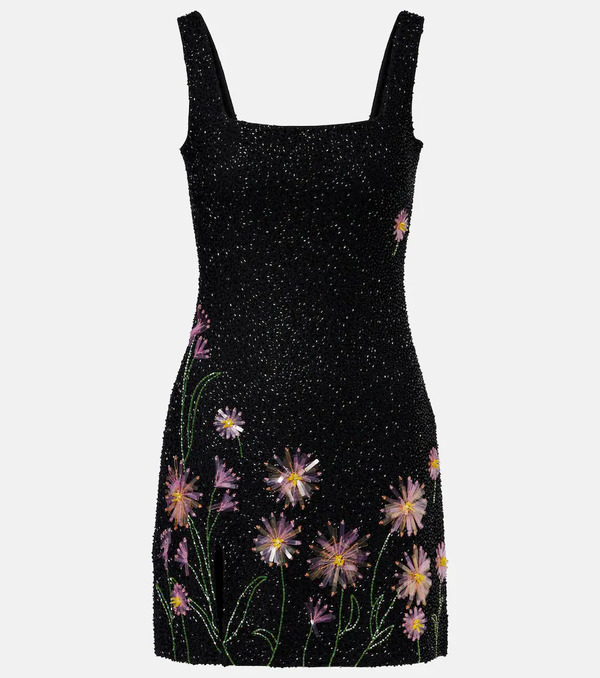  Staud Staud Le Sable Beaded Minidress 