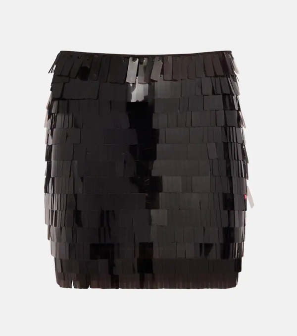  Staud Staud Max Sequined Mesh Miniskirt 