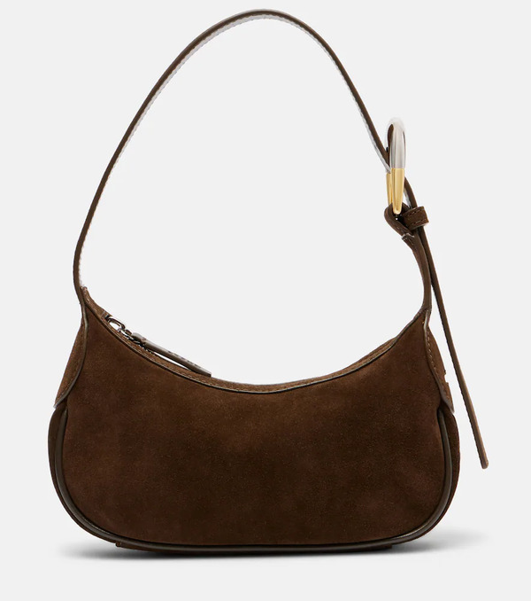  Staud Staud Owen Suede Shoulder Bag 