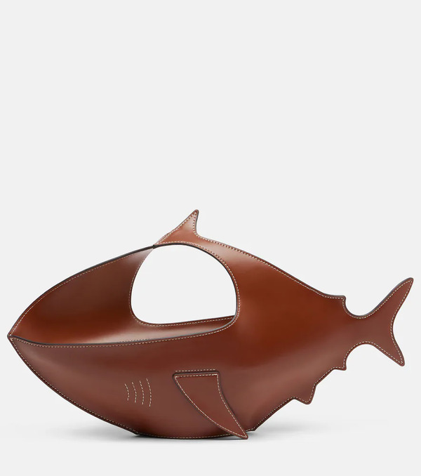  Staud Staud Shark Leather Top-handle Bag 