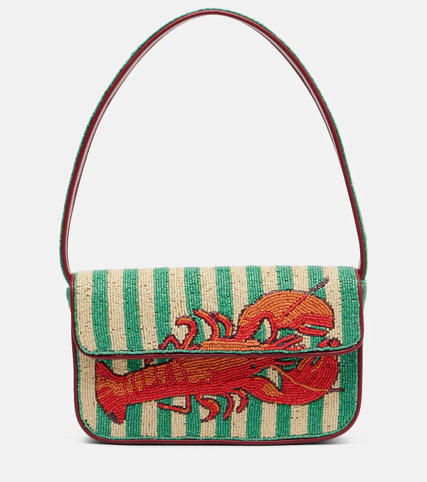  Staud Staud Tommy Beaded Shoulder Bag 