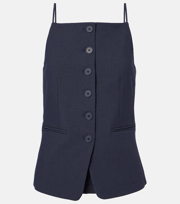  Staud Staud Una Crepe Top 