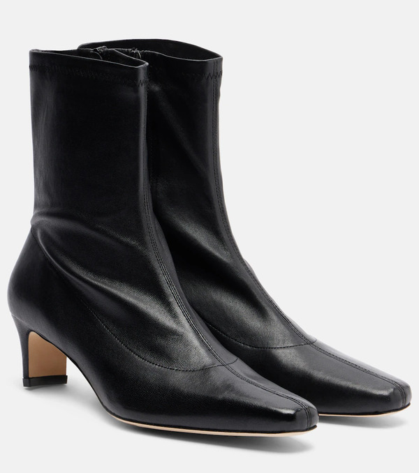  Staud Staud Wally Leather Ankle Boots 