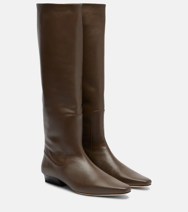  Staud Staud Wally Leather Knee-high Boots 