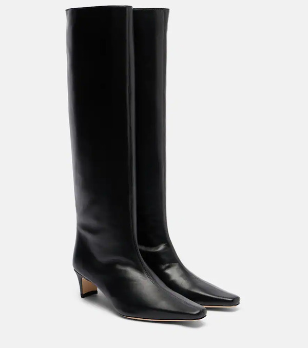  Staud Staud Wally Leather Knee-high Boots 