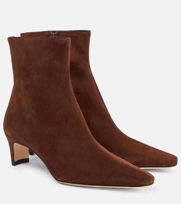  Staud Staud Wally 55 Suede Ankle Boots 