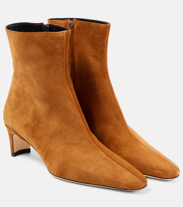  Staud Staud Wally 55 Suede Ankle Boots 