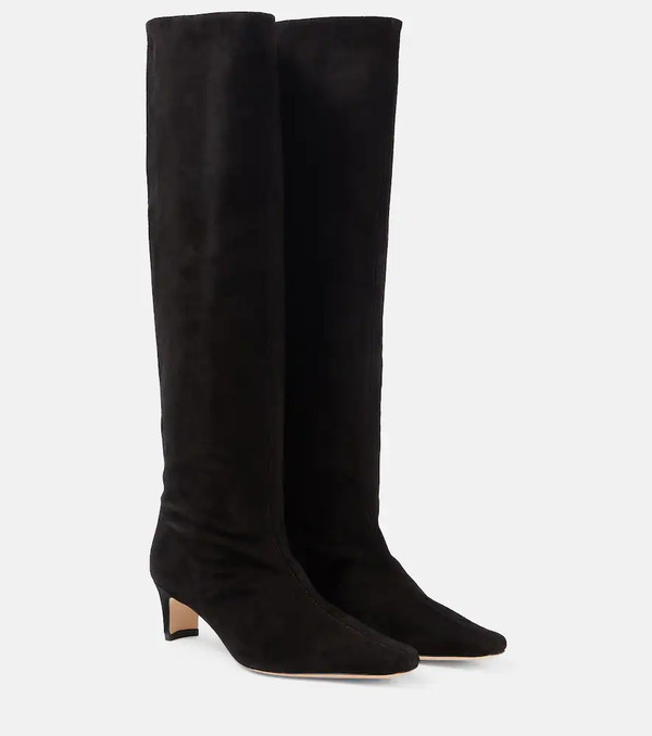  Staud Staud Wally Suede Knee-high Boots 