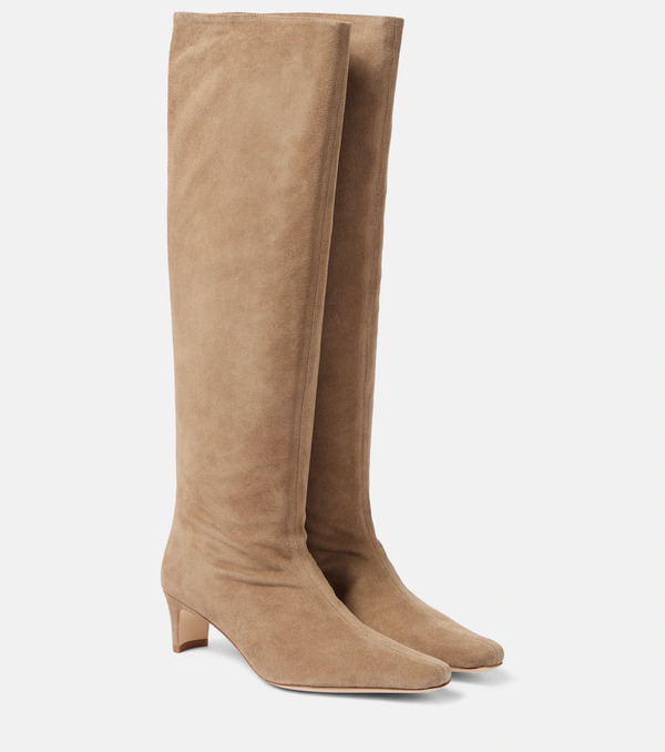  Staud Staud Wally Suede Knee-high Boots 