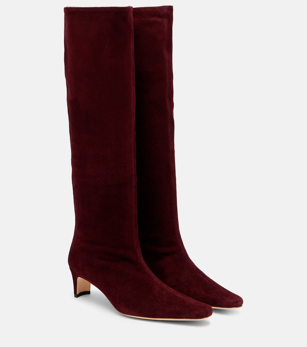  Staud Staud Wally 55 Suede Knee-high Boots 