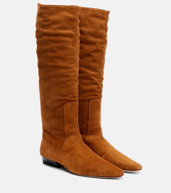  Staud Staud Wally Suede Knee-high Boots 