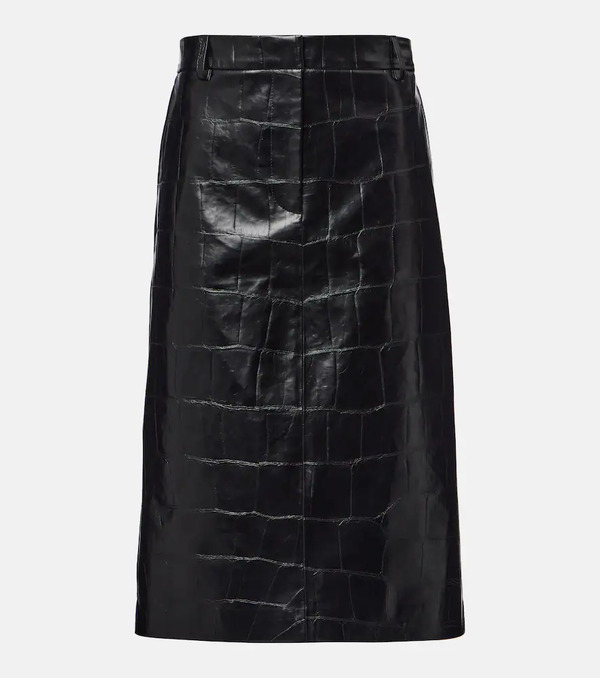  Stella Mccartney Stella Mccartney Croco Pencil Skirt 