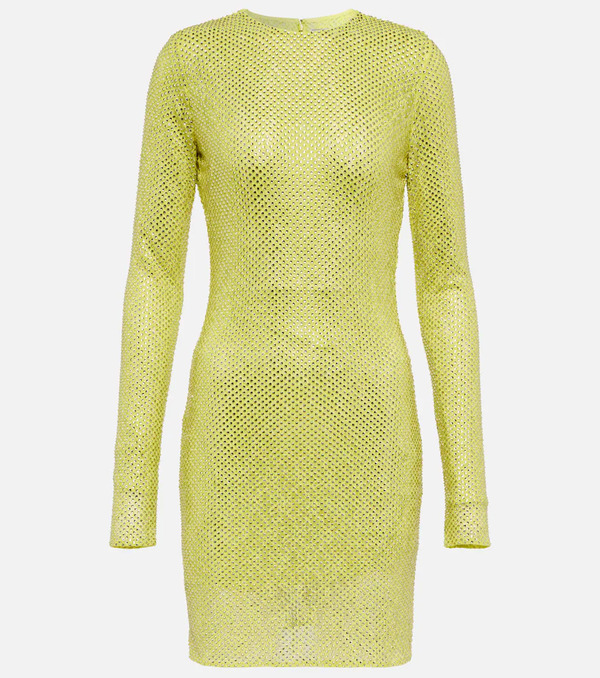  Stella Mccartney Stella Mccartney Crystal-embellished Minidress 