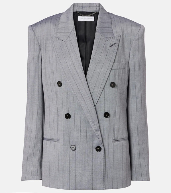  Stella Mccartney Stella Mccartney Double-breasted Wool Blazer 
