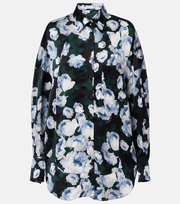  Stella Mccartney Stella Mccartney Floral Satin Blouse 