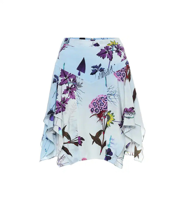  Stella Mccartney Stella Mccartney Floral Silk Miniskirt 