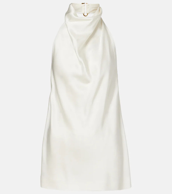  Stella Mccartney Stella Mccartney Halterneck Satin Top 