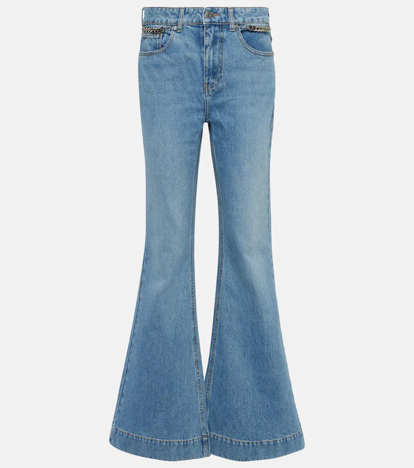  Stella Mccartney Stella Mccartney High-rise Flared Jeans 