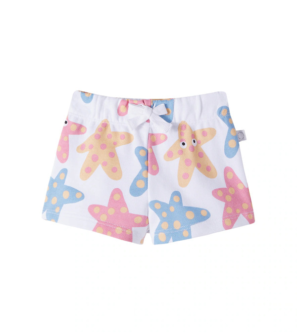  Stella Mccartney Kids Stella Mccartney Kids Baby Printed Cotton Jersey Shorts 
