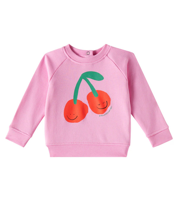  Stella Mccartney Kids Stella Mccartney Kids Baby Printed Cotton Jersey Sweatshirt 