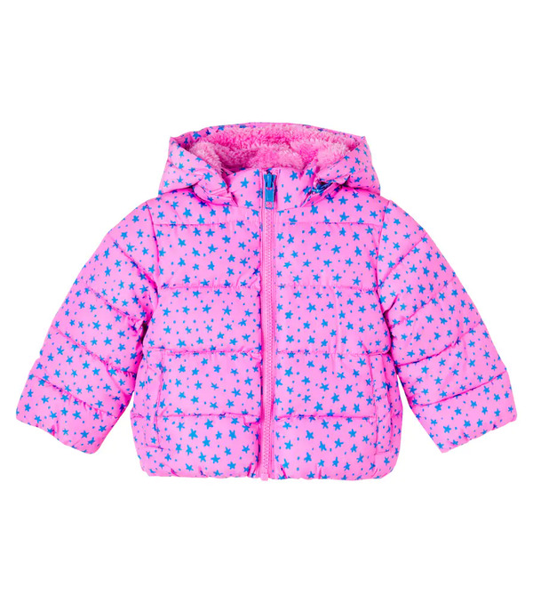  Stella Mccartney Kids Stella Mccartney Kids Baby Printed Puffer Jacket 