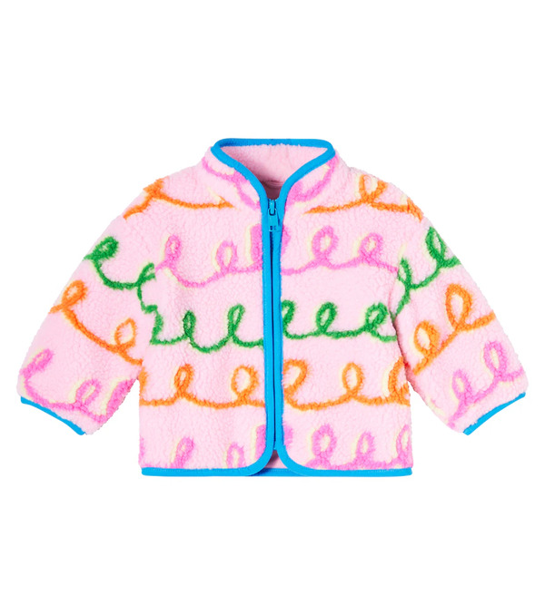  Stella Mccartney Kids Stella Mccartney Kids Baby Teddy Fleece Jacket 