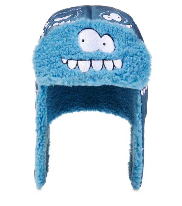  Stella Mccartney Kids Stella Mccartney Kids Embroidered Printed Aviator Hat 