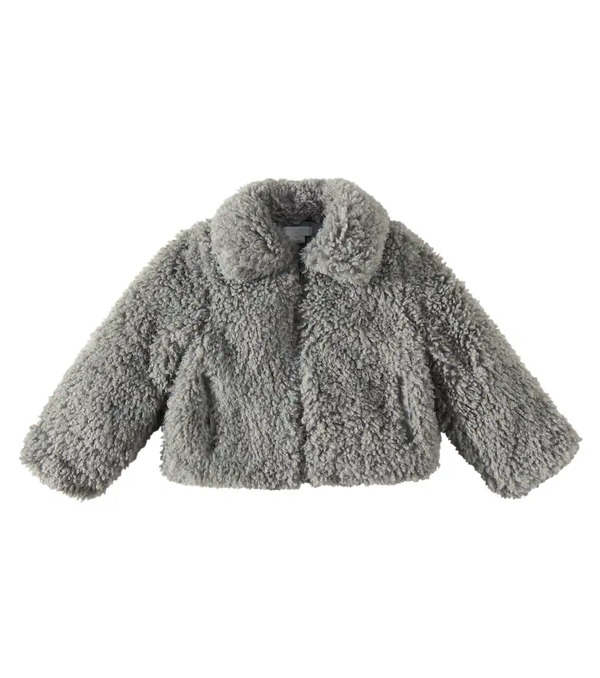  Stella Mccartney Kids Stella Mccartney Kids Faux Shearling Jacket 