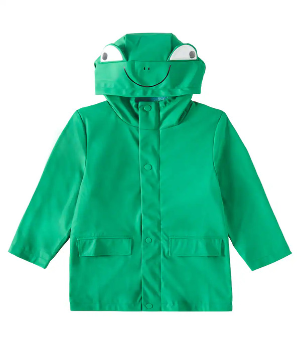  Stella Mccartney Kids Stella Mccartney Kids Frog Technical Raincoat 