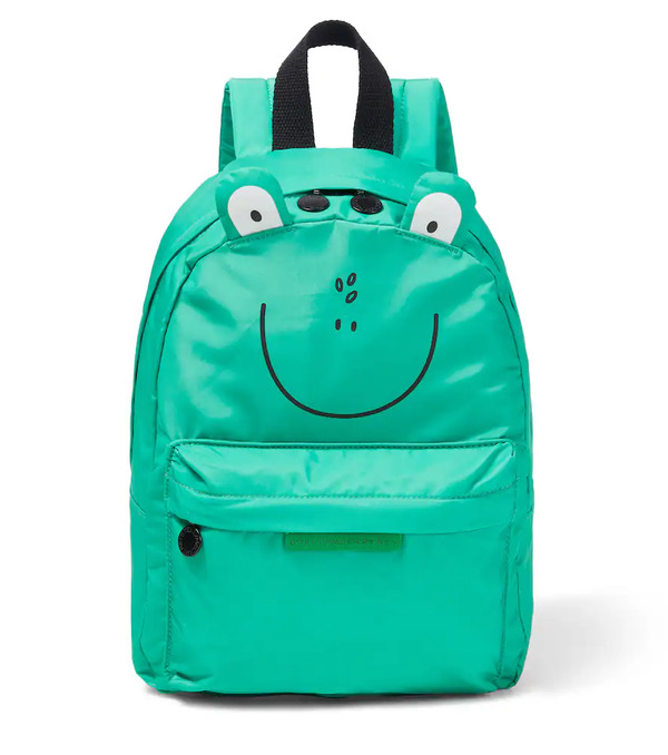  Stella Mccartney Kids Stella Mccartney Kids Printed Canvas Backpack 