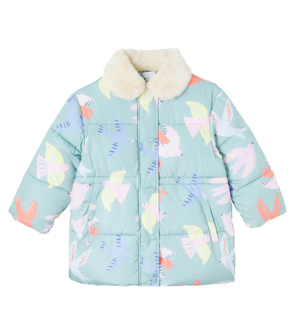  Stella Mccartney Kids Stella Mccartney Kids Printed Puffer Jacket 