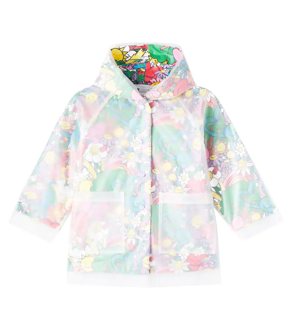  Stella Mccartney Kids Stella Mccartney Kids Printed Raincoat 