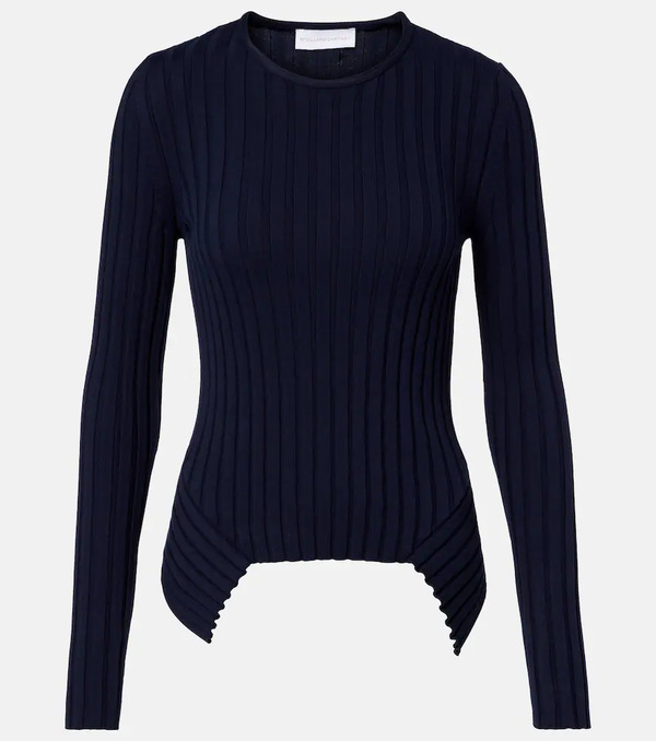  Stella Mccartney Stella Mccartney Ribbed-knit Cotton Sweater 