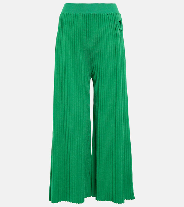  Stella Mccartney Stella Mccartney Ribbed-knit Culottes 