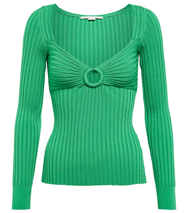  Stella Mccartney Stella Mccartney Ribbed-knit Top 