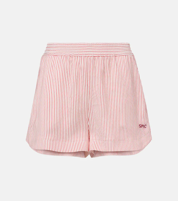  Stella Mccartney Stella Mccartney Striped Silk Shorts 