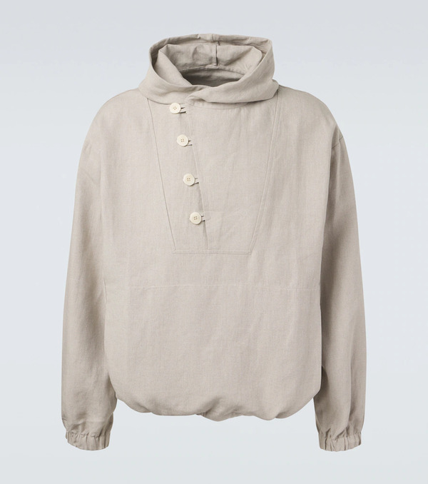  Stoffa Stoffa Hooded Linen Jacket 