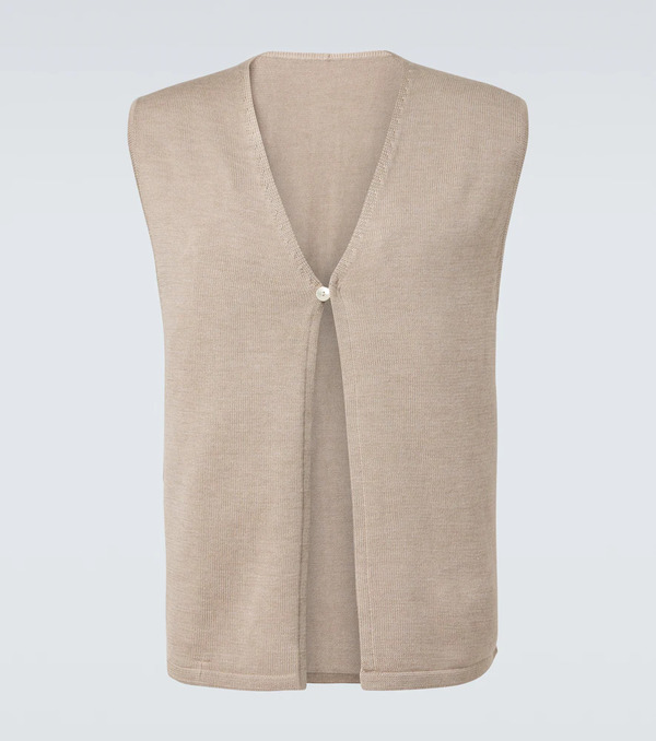  Stoffa Stoffa Knitted Wool And Silk Vest 