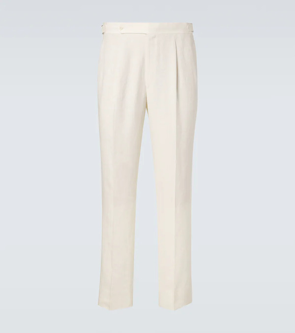  Stoffa Stoffa Linen Straight Pants 